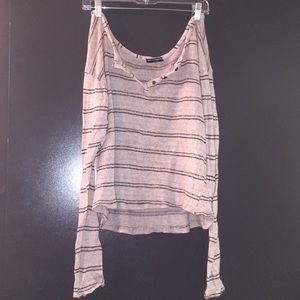 Brandy💗Melville long sleeved off the shoulder top